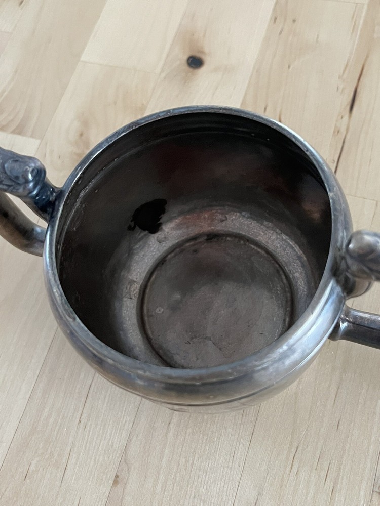 Gorham Co. Silver Soldered Sugar Bowl