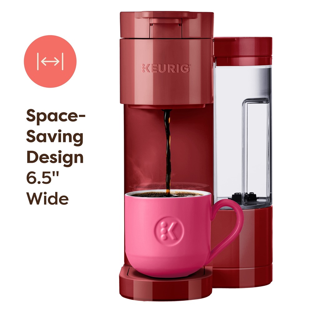 K-Express Essentials Red Single-Serve K-Cup Pod Coffee Maker
