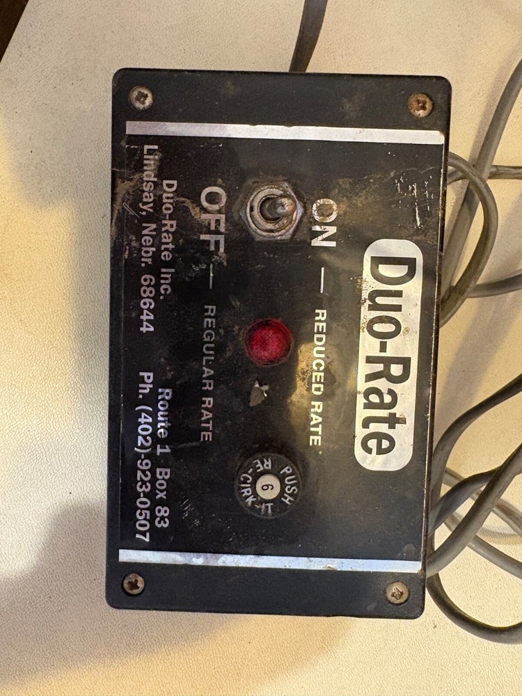 Duo rate controller box