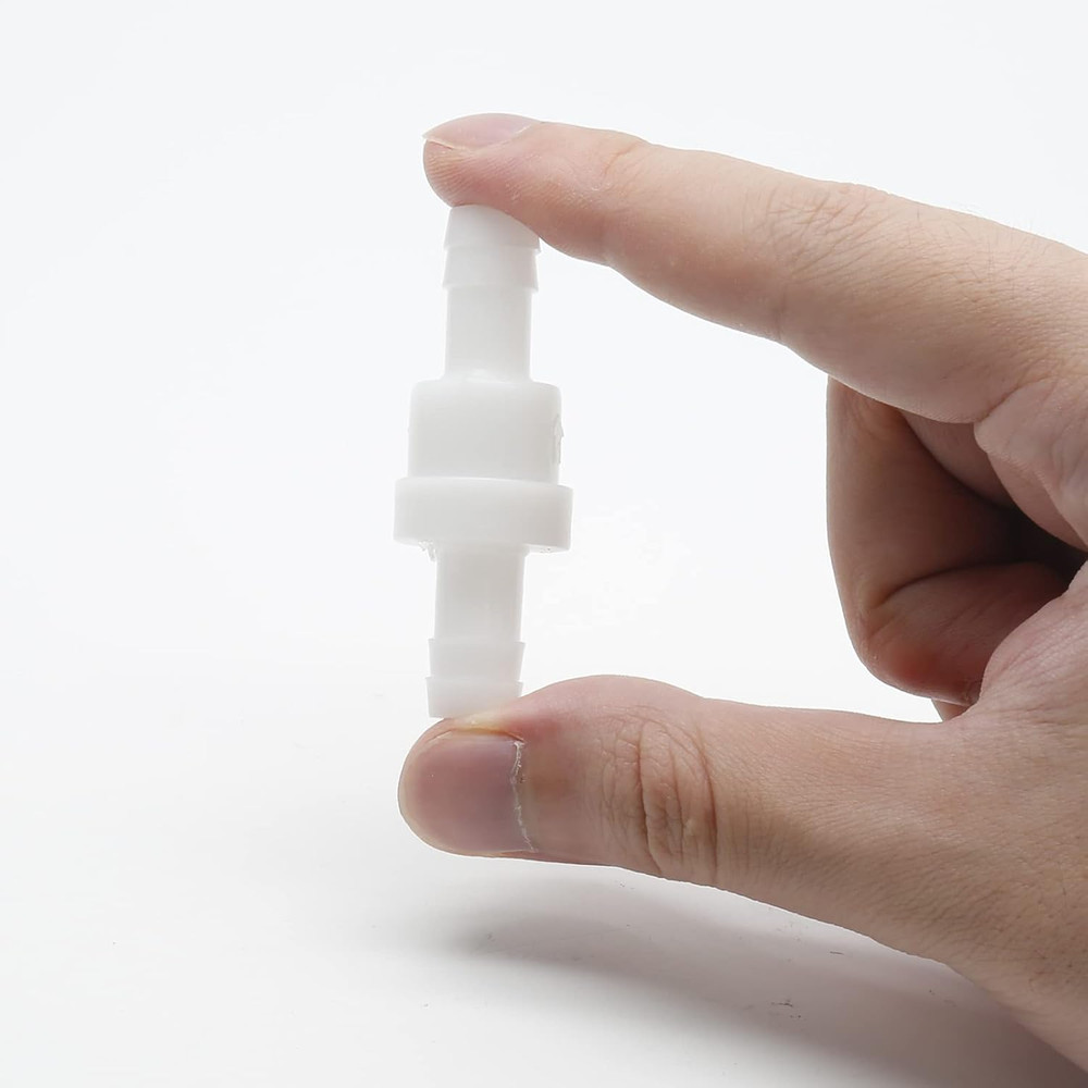 Check Valve 3/8" Plastic Barb Hose One Way Inline Check Valve Non Return Ozone R