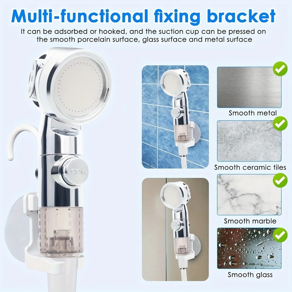 Portable USB Rechargeable Shower Head - Multi-Purpose, Lightweight, Efficient