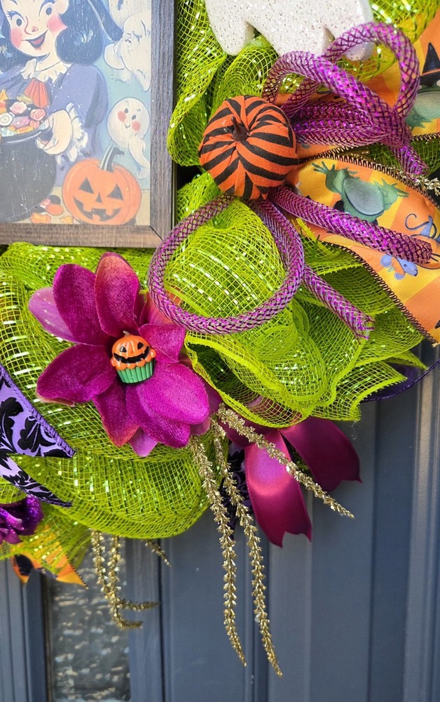 Vintage All Hallows Style Wreath