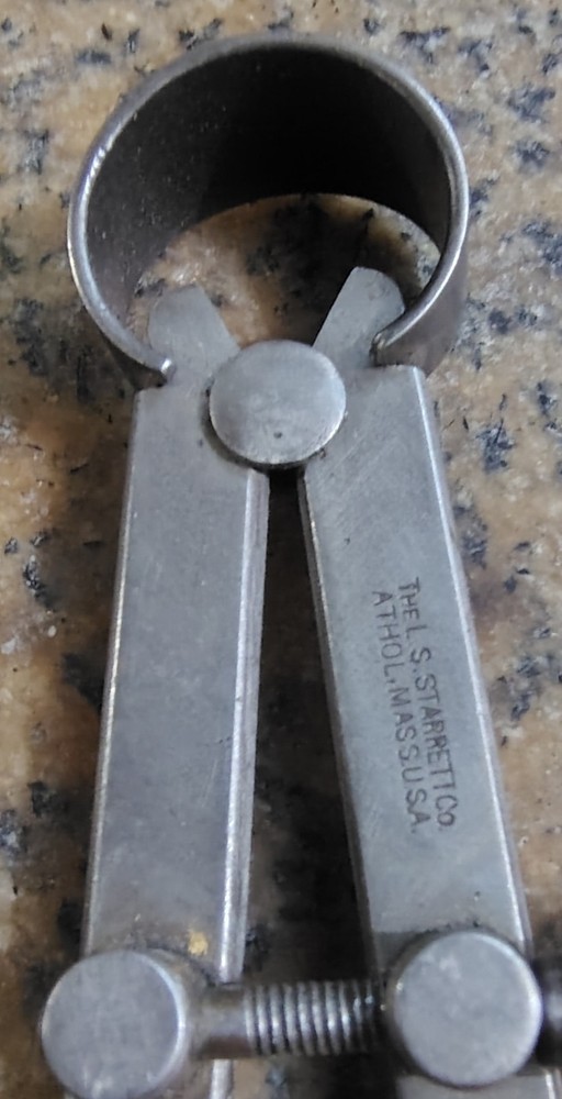 🗽 STARRETT 6" OD CALIPER MACHINIST/TOOLMAKER