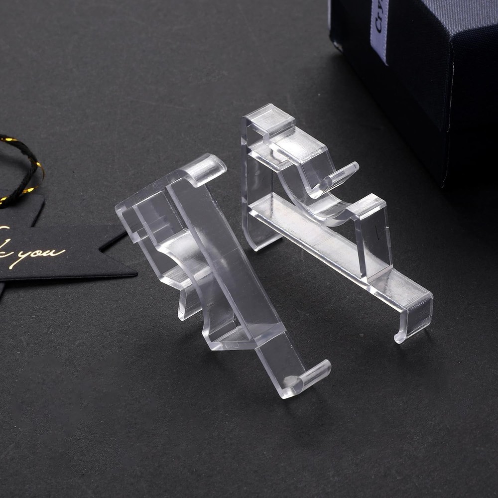 12 Pcs Valance Blind Clips Replacement Clear 2 Inch Plastic one size, 12pcs