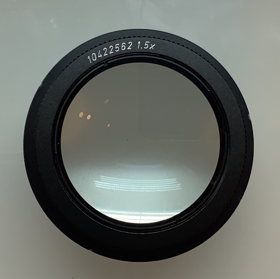LEICA 1.5x OBJECTIVE LENS 50mm Thread Diameter