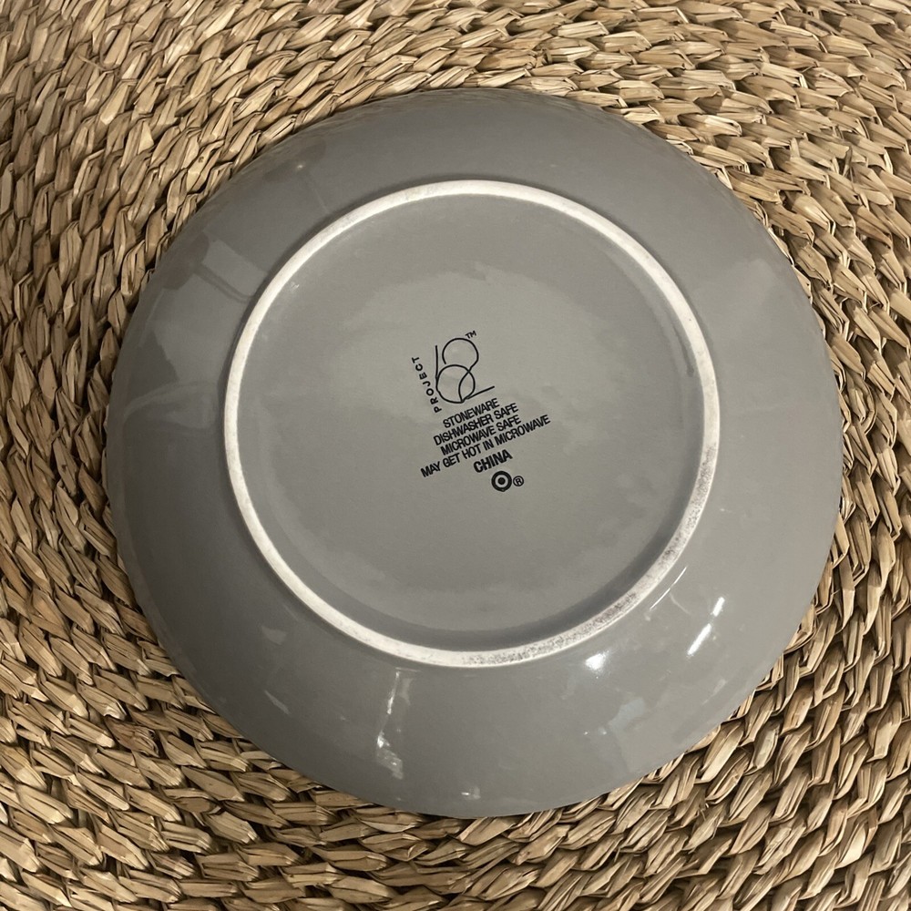 Target Project 62 Gray AVESTA Salad Plate Modern Shiny 7.5” EUC Replacement