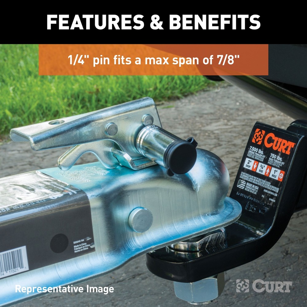 Hitch & Coupler Lock Set (2" Receiver, 2-1/2" Latch)