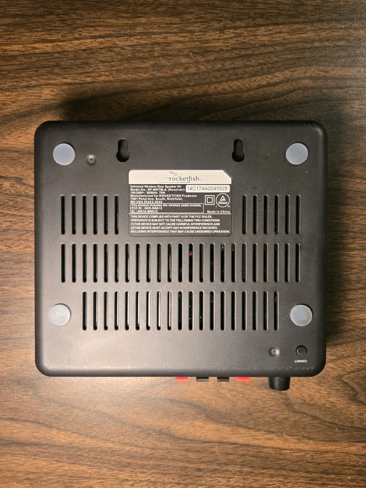 Rocketfish RF-WHTIB-A Receiver Universal Wireless Transmitter Rear Speaker Kit