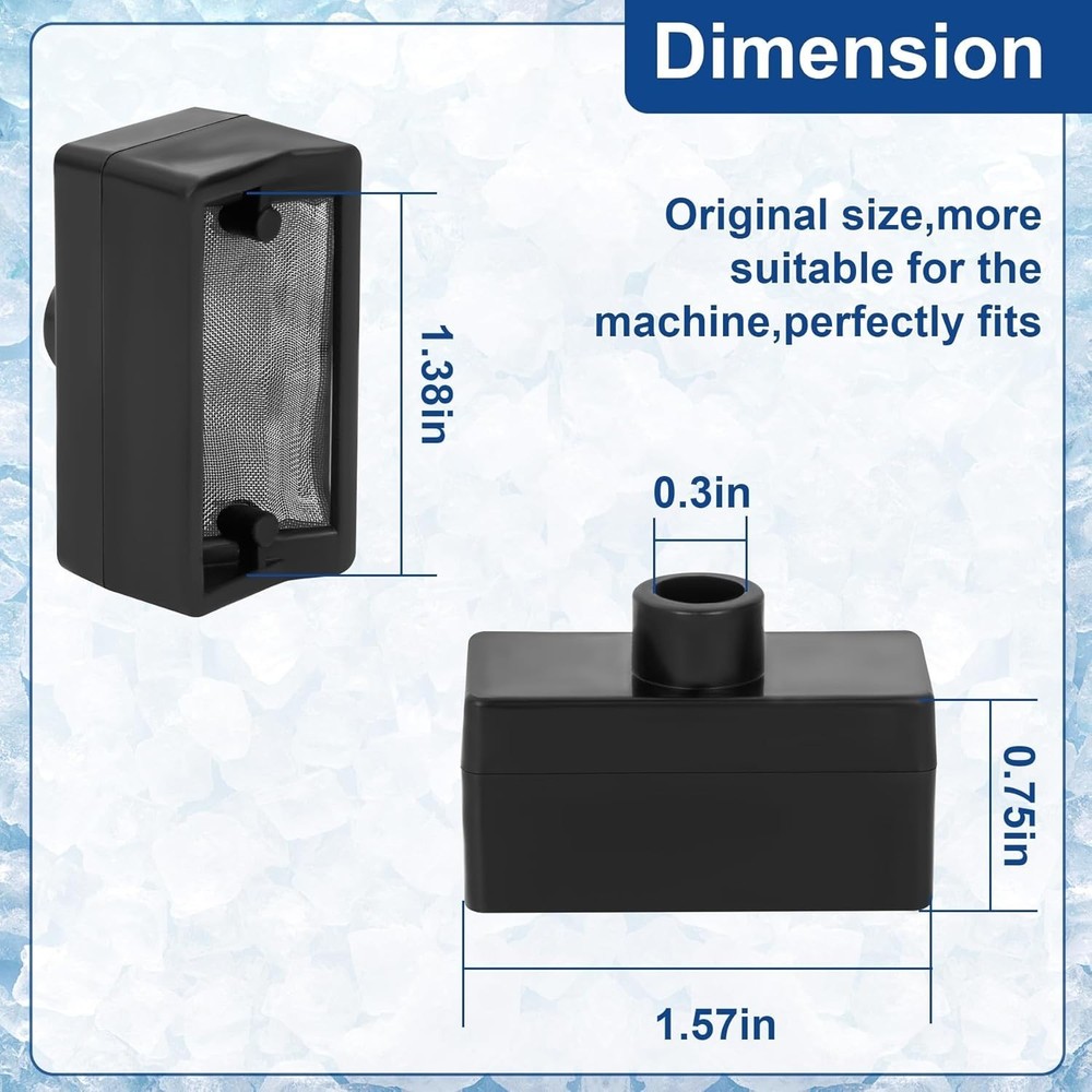 2-Pack Upgraded Filter Replacement for GE Profile Opal Ice Makers – Easy Install