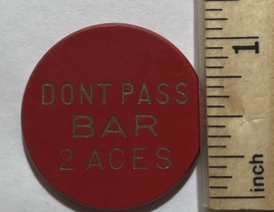 Don’t Pass Bar 2 Aces Token (A1)