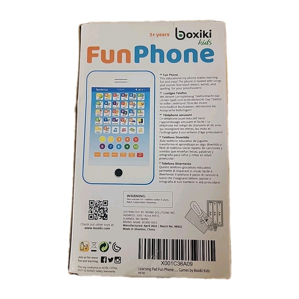 Child's Interactive Learning Pad for Numbers Abc & Words Learning