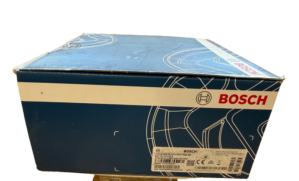 Bosch NIN-70122-FOA-A Flexidome IP Panoramic 7000 MP Security Camera