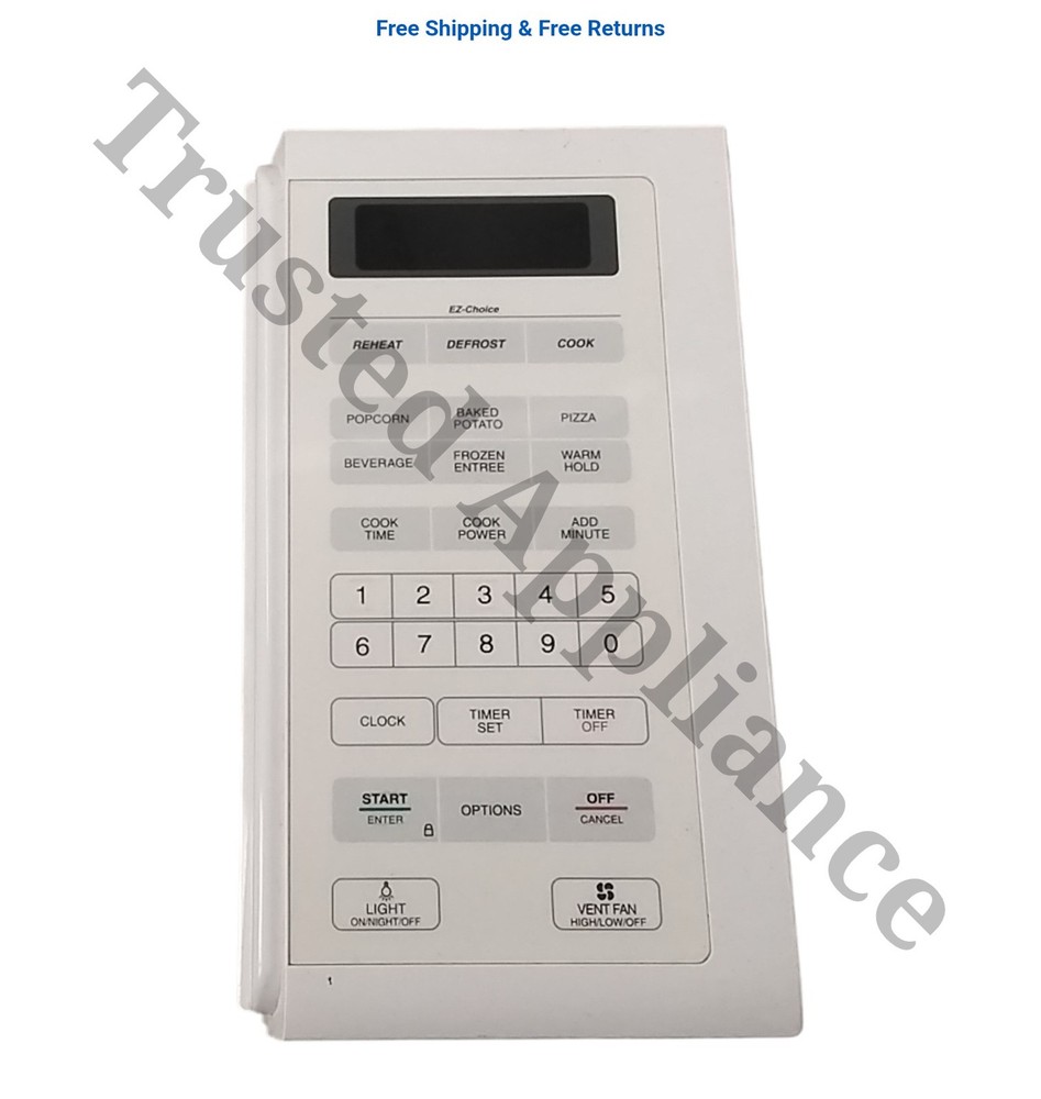 Microwave Control Panel Console 3572W1A159 White