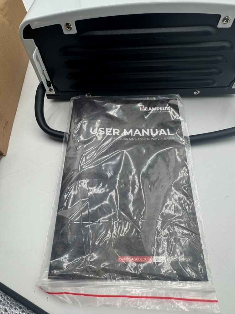 Camplux AY132 White Classic Tankless Instant Portable Propane Water Heater