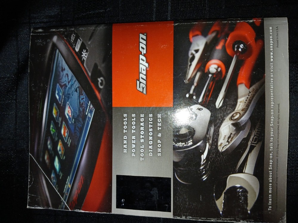 SNAP ON CATALOGUE 1200 GOOD COND.