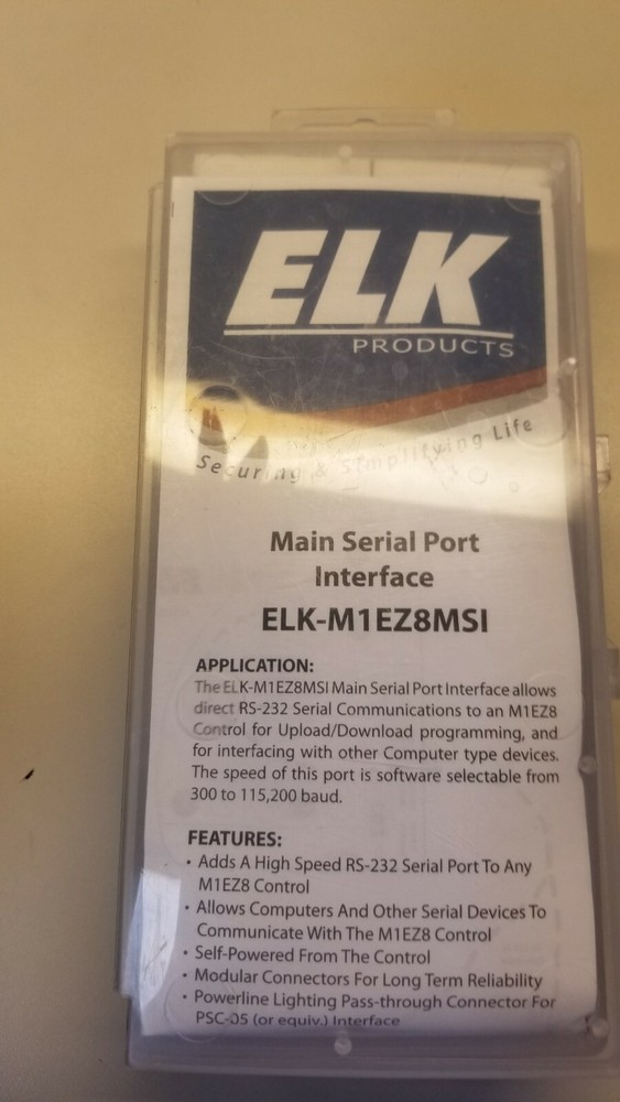 ELK M1EZ8MSI M1EZ8 Main Serial Interface