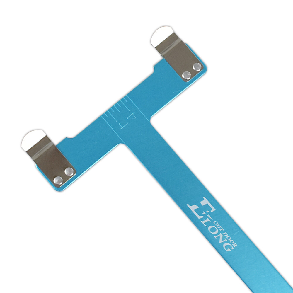 Archery Nock Pliers Set + 4 String Nocking Points + Bow T Square Blue