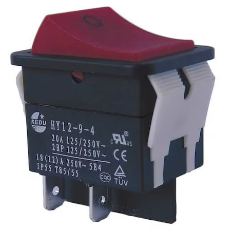 Rocker Switch, Dpst, 4 Connections, 29Fg26