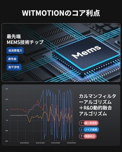9-Axis Bluetooth 5.0 Accelerometer Data Logger with SD Card, Gyroscope & Magneto