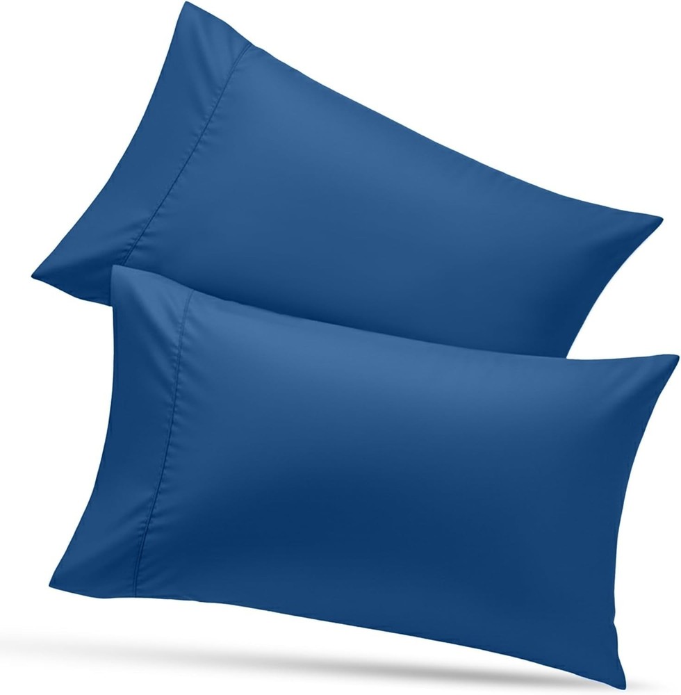 Queen Pillow Cases 4 Pack Envelope Closure Soft Brushed Microfiber Fabric