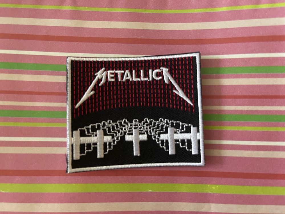 Metallica rock band embroidery patch