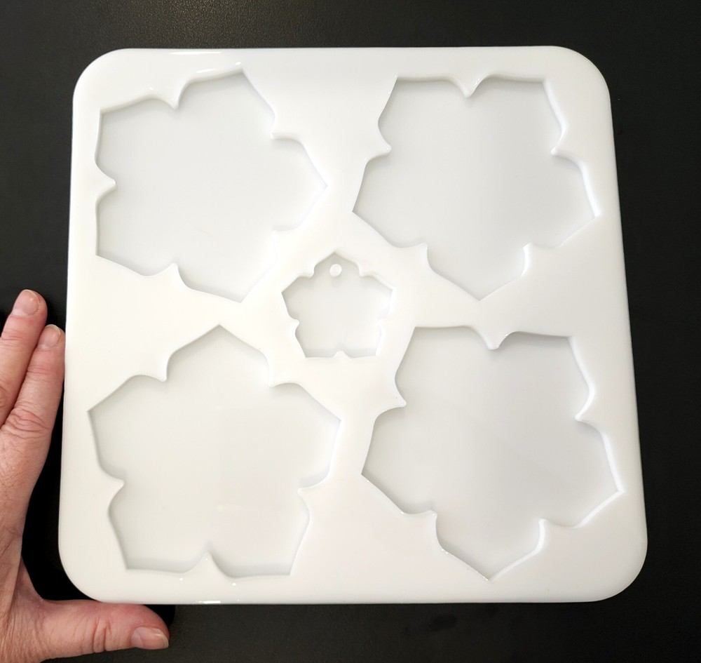 HIBISCUS Coasters Silicone Mold AU