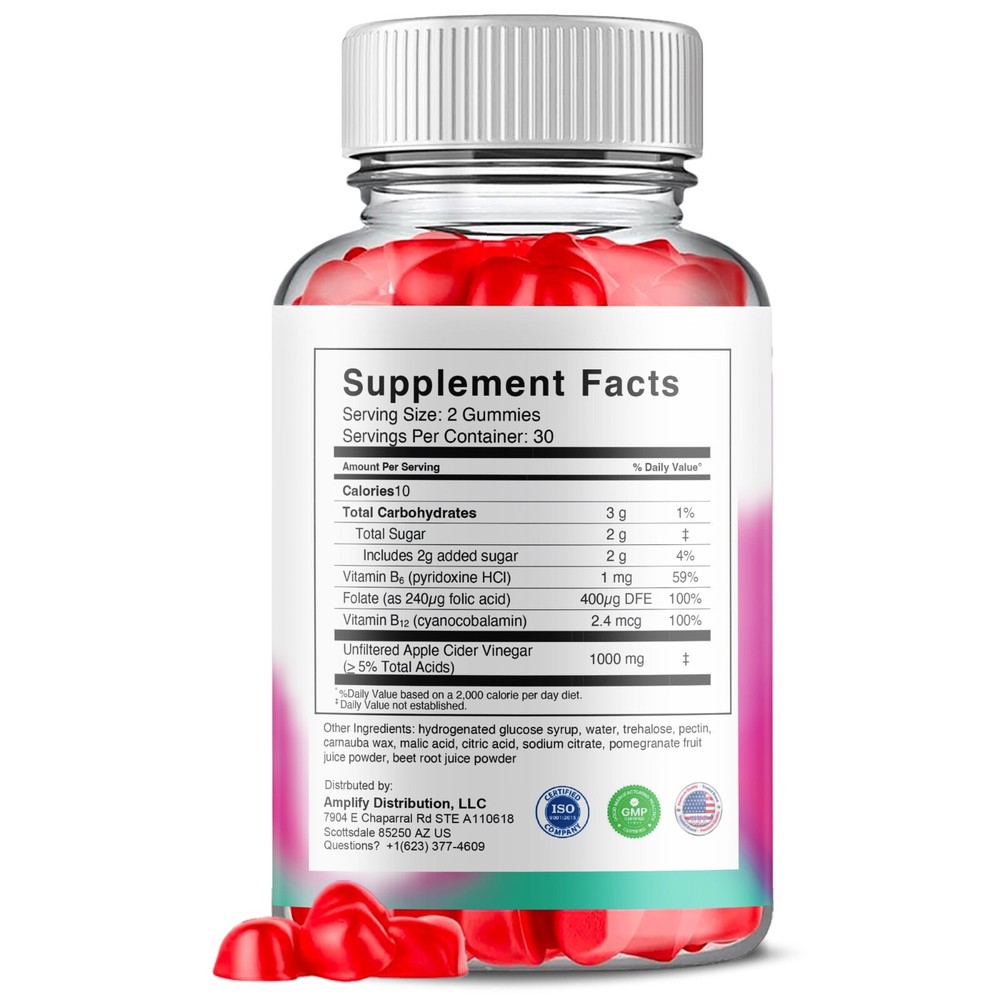 True Keto Fusion ACV Advanced Formula Supplement (60 Gummies)