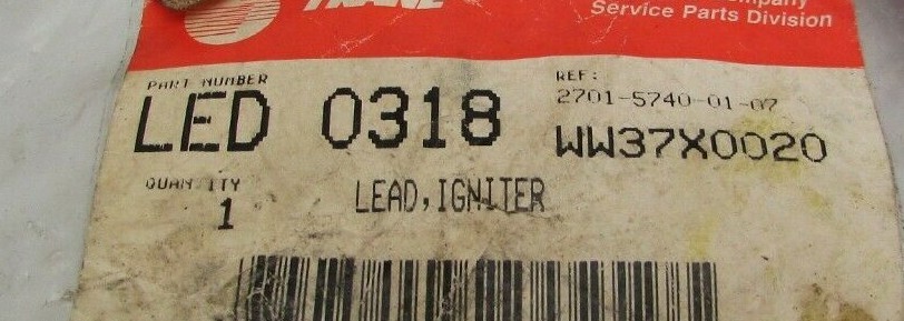 Trane Lead Igniter LED0318 NEW