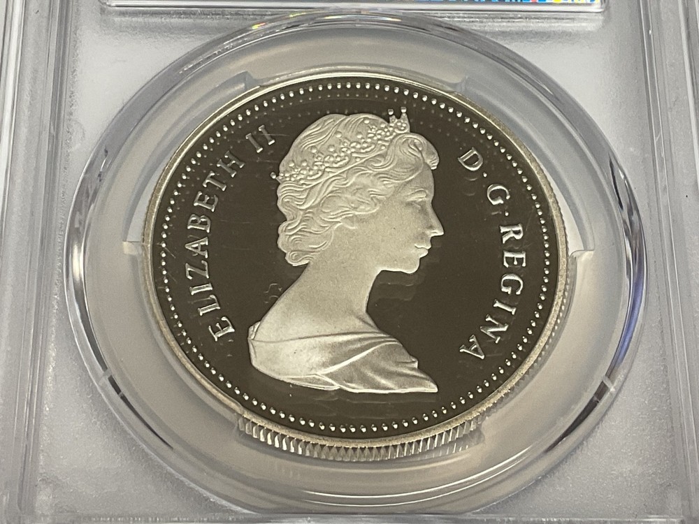 1987 Canada John Davis Silver Dollar PCGS PR-69 DCAM