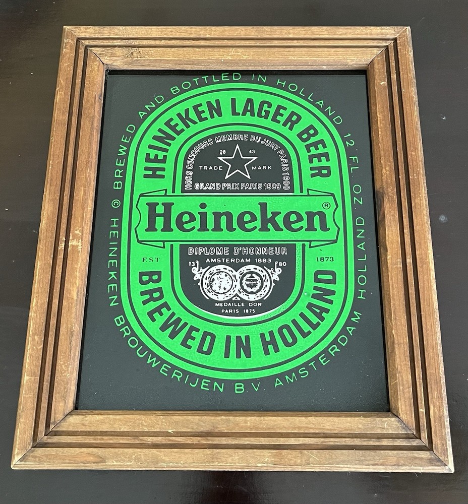 Heineken Bar Mirror