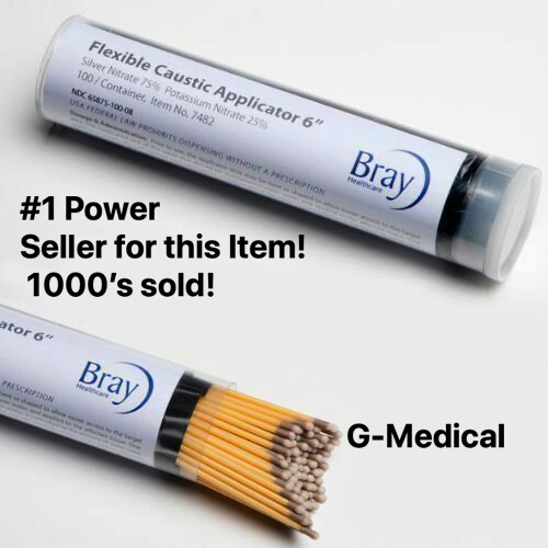 10 Silver Nitrate Sticks 6" Caustic individual sticks, Double Dipped - EXP 2029