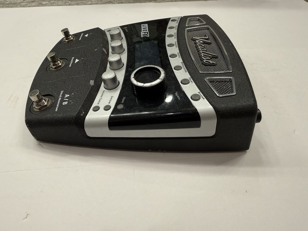 Digitech VLFX Vocalist Live FX Vocal Multi Effects Processor Pedal + PSU