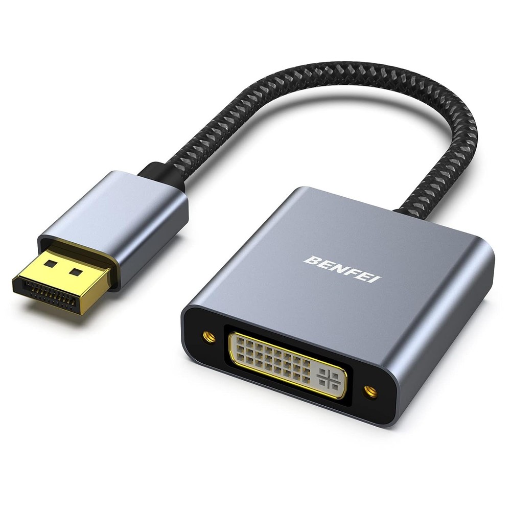 BENFEI DISPLAYPORT DP TO DVI ADAPTER CABLE - NEW