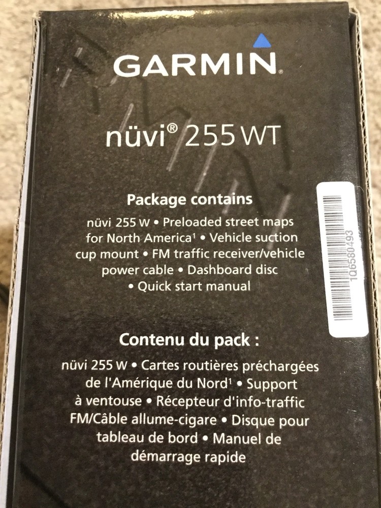 GARMIN Nuvi 255WT Navigation GPS. Excellent Condition. Works Great.