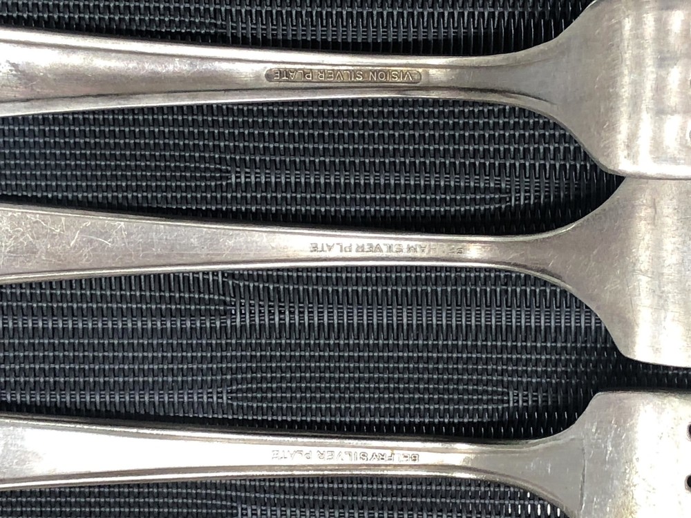 4- RANDOM SILVERWARE PIECES-FORKS BELFRY, VISION, CARLTON & PELHAM