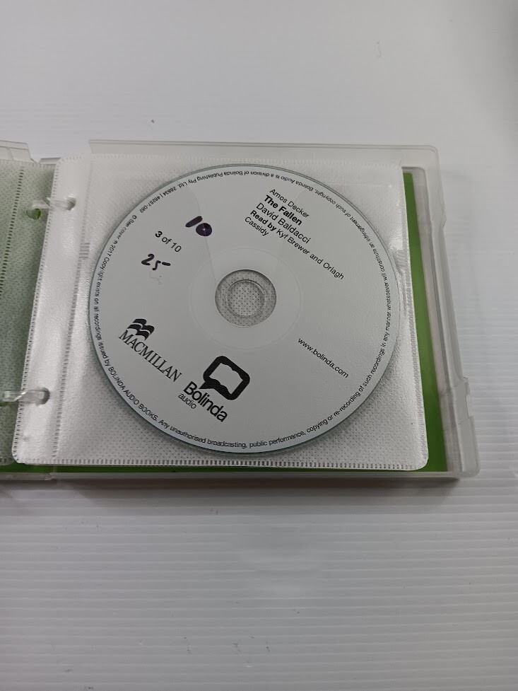 The Fallen by David Baldacci (English) Compact Disc Book