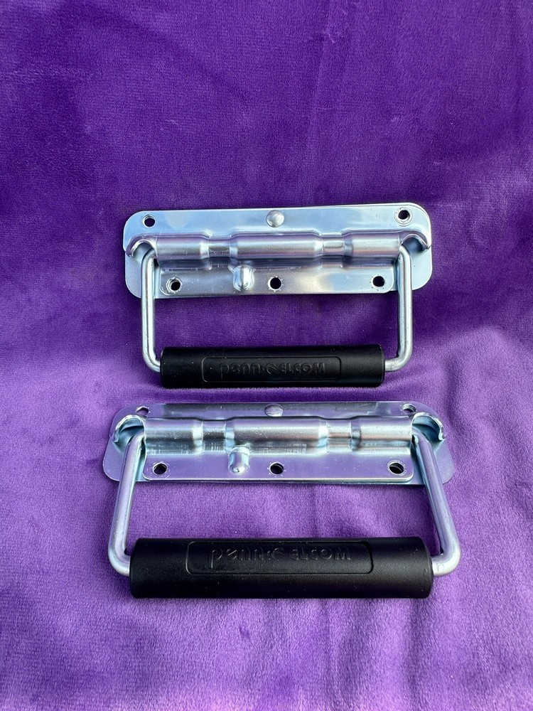 Penn Elcom Metal Sprung Surface Handle with 9/16" Grip (Pair)