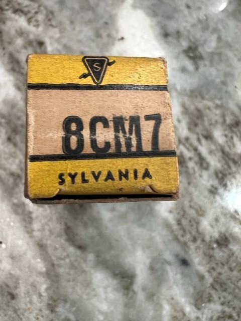 Sylvania Electronic Tube 8CM7 NOS