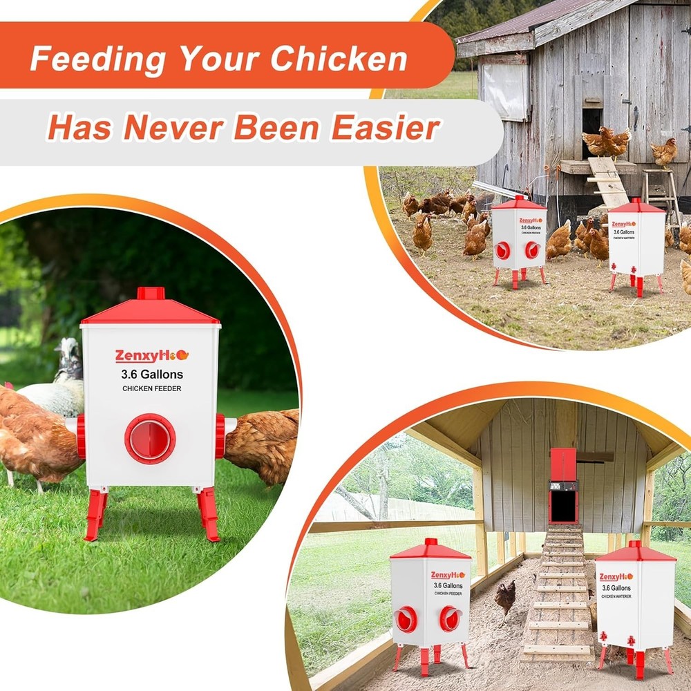 Chicken Water Nipples - 6 Pack Watering Solution for Poultry