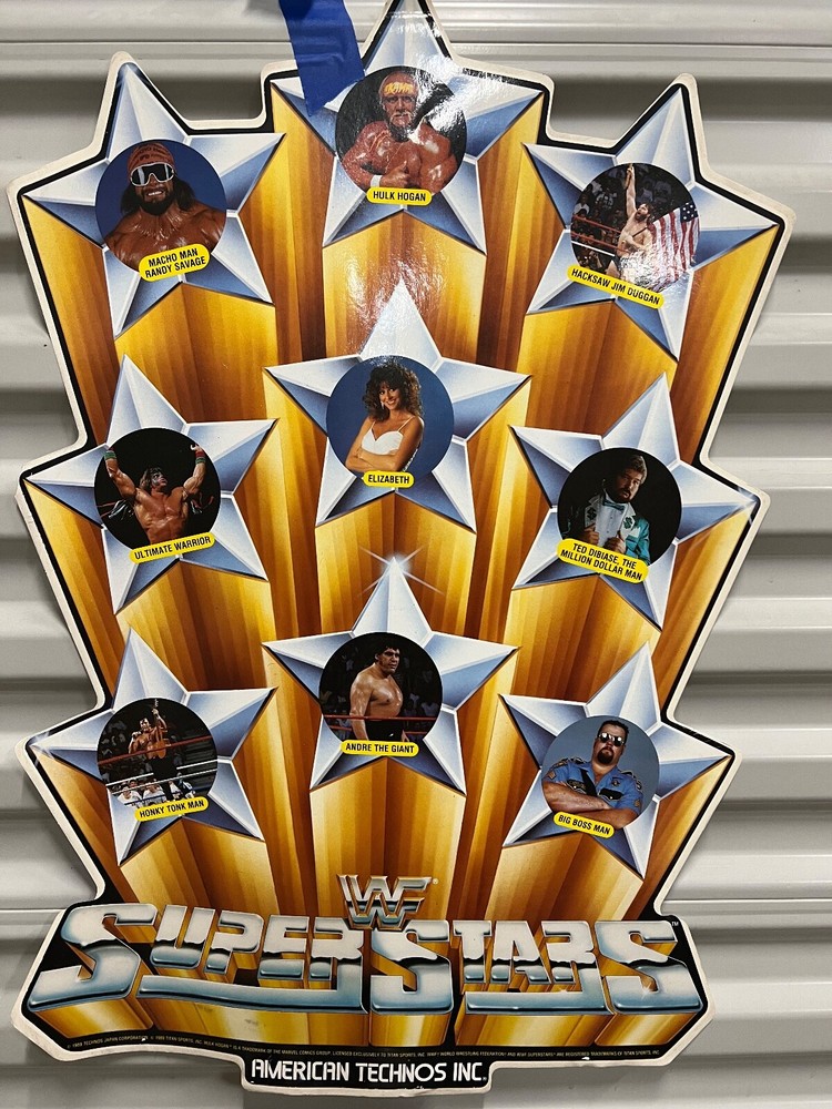 NOS Technos WWF Super Stars side art set