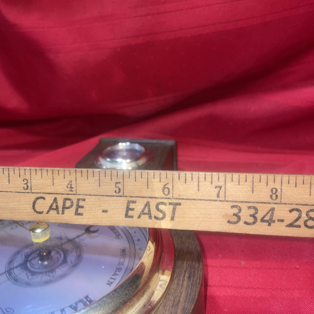 Vintage Chanoe Springfield Barometer No Damage Including Key
