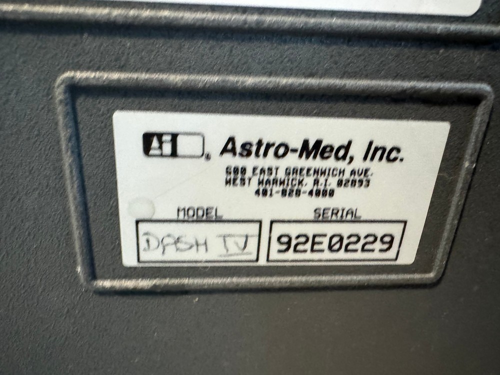 Astro-Med Dash IV Portable Data Recorder / Chart Recorder