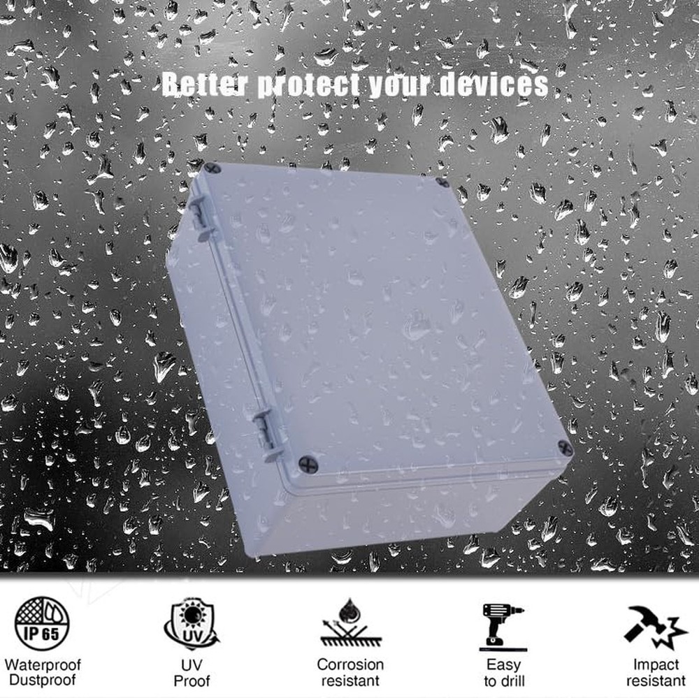ABS Plastic Dustproof Waterproof Box IP65 Junction Boxes Project Junction Con...