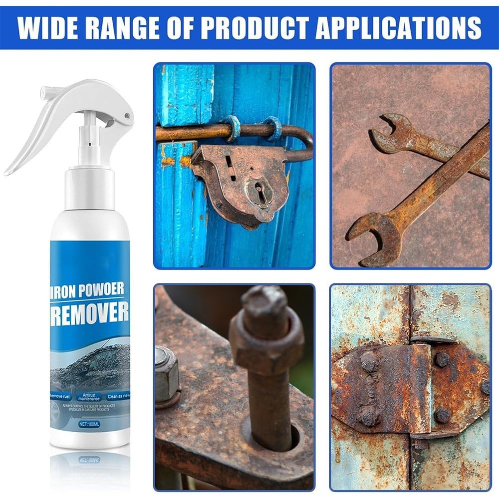 Rust Converter Spray, Rust Remover Sprayer Rust Remover Cleaning Spray Iro...