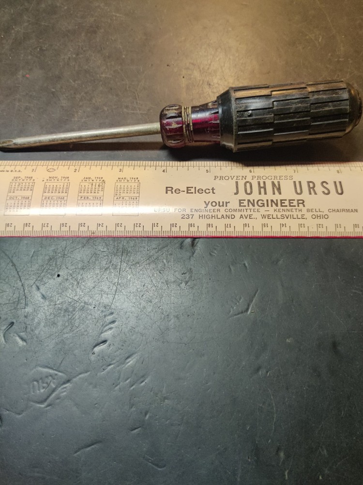 Vintage Crescent Phillips Eight Inch Screwdriver