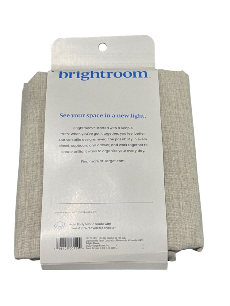 Brightroom Hanging Laundry Bag With Hooks
