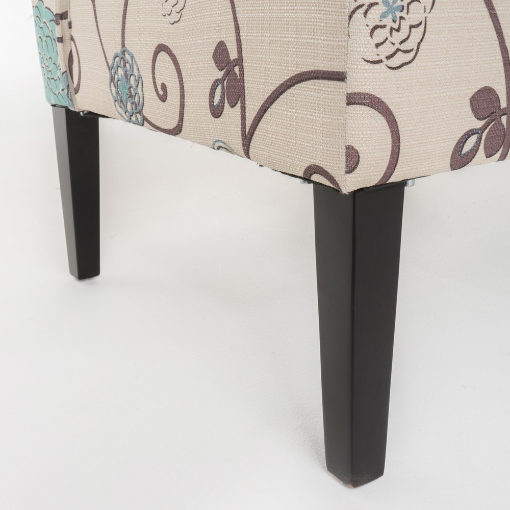 Modern Loveseat Sofa for Small Space Upholstered Couch with Solid Wood Legs