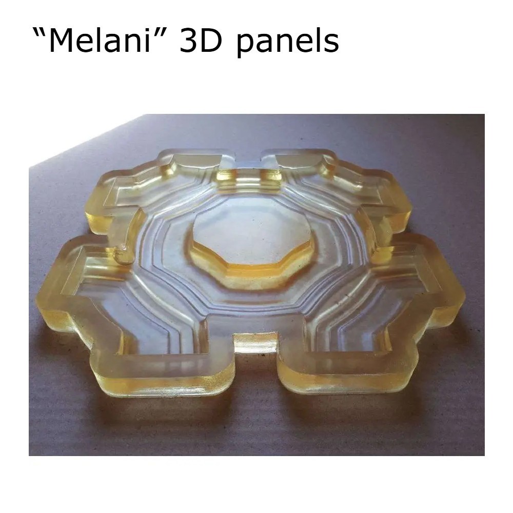 Polyurethane mould for “Melani” 3D panels
