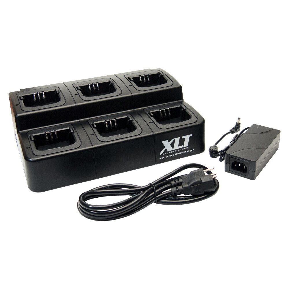 XLT 6-Unit Multi-Charger For Motorola CP200d Radios