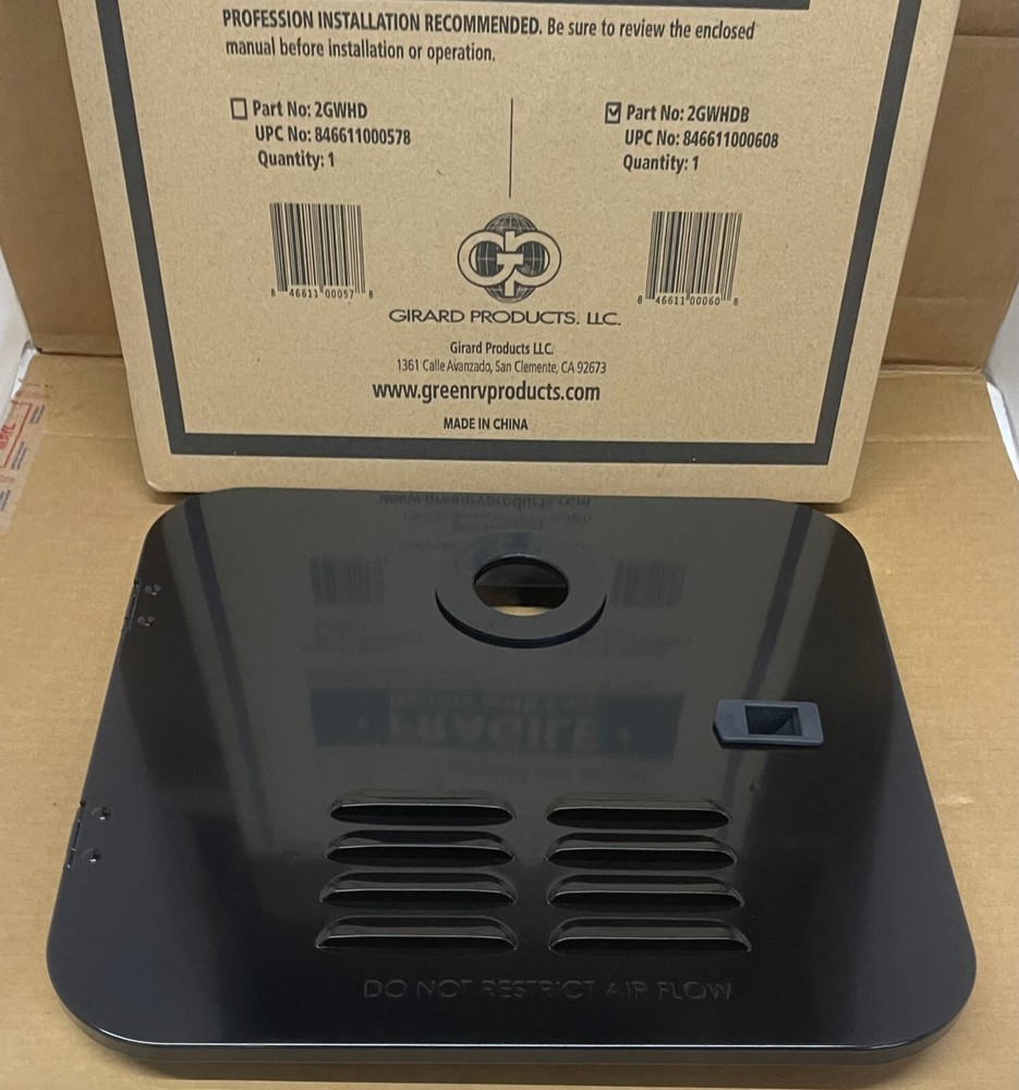 Girard Tankless LP Water Heater Door 2GWHDB Black